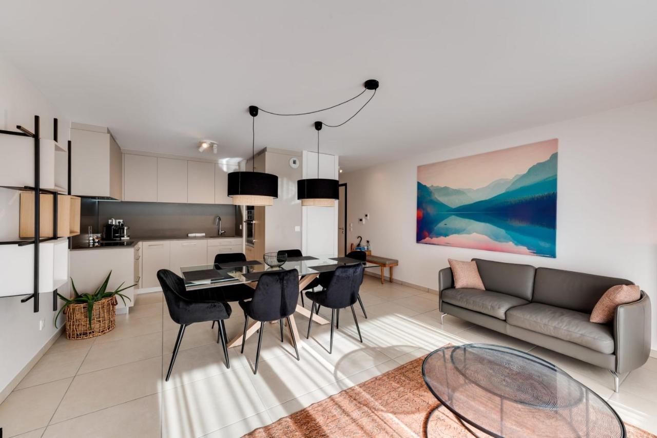 Le Reposoir - New 2 Bedroom Apartment With Terrace & Garage Annecy Exterior foto