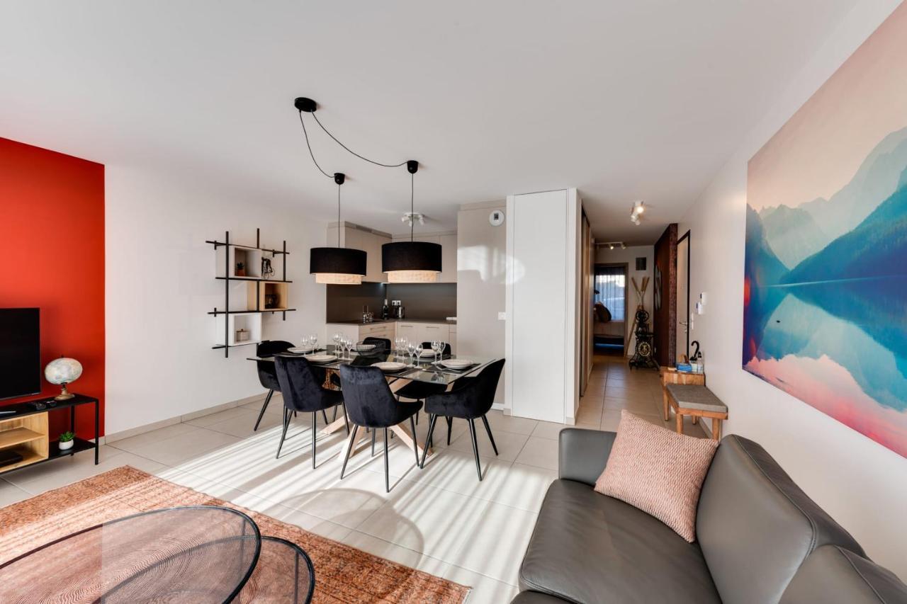 Le Reposoir - New 2 Bedroom Apartment With Terrace & Garage Annecy Exterior foto